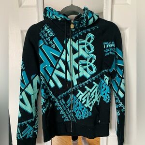 Aritzia TNA Patterned Hooded Sweater